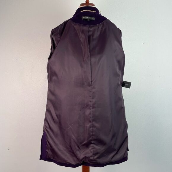 Ellen Tracy Women's Wool Angora Purple Coat Size 6 EUC - Picture 7 of 9